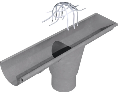 Gouttière avec protection contre les feuilles