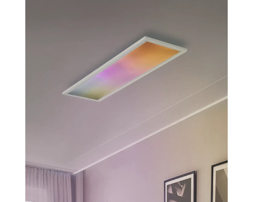 Plafonnier rectangulaire dans le salon