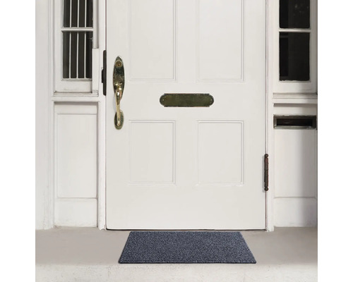 Paillasson devant une porte d'entrée