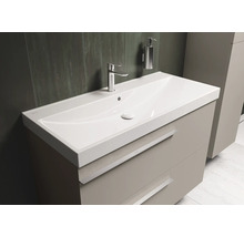 Meuble sous-lavabo avec lavabo, robinet et distributeur de savon