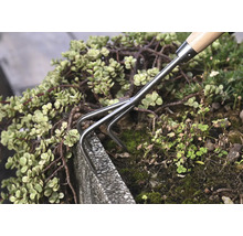 Croc de jardin utilisé dans une plate-bande