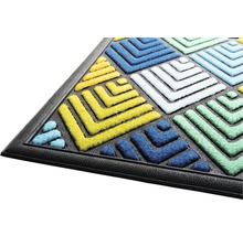 Paillasson avec motif géométrique