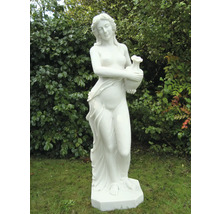 Statue d'une femme avec une cruche pour le jardin