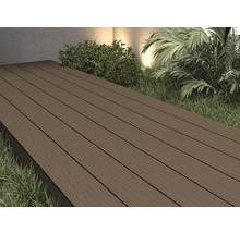 Terrassendielen aus Holzverbundwerkstoff im Aussenbereich
