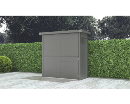 Metallgerätehaus im Aussenbereich zur Gartenaufbewahrung