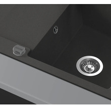 Évier avec bonde à panier