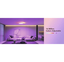 Salon moderne avec plafonnier réglable