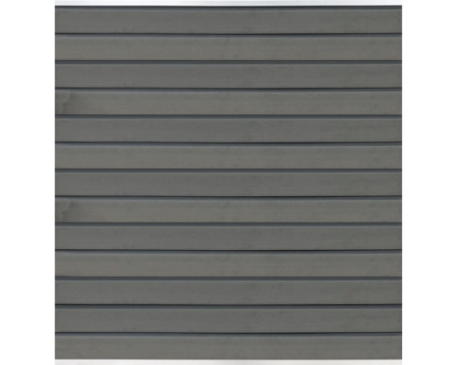 Façade en bois grise avec planches horizontales