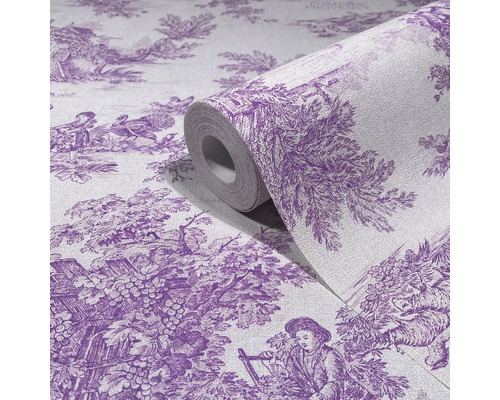 Rouleau de papier peint avec motif de paysage