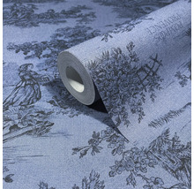 Rouleau de papier peint avec motif Toile de Jouy
