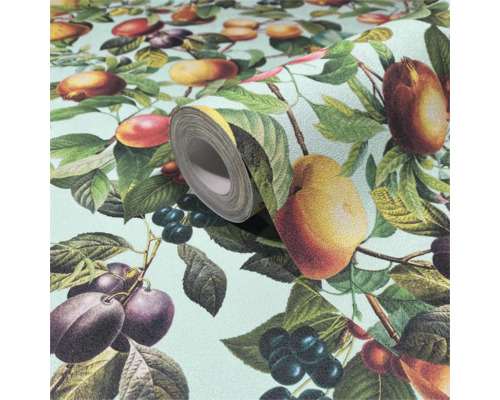 Rouleau de papier peint avec motif de fruits