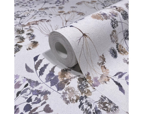 Rouleau de papier peint avec motif floral