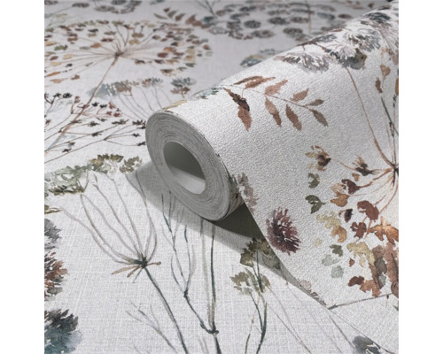 Rouleau de papier peint à motif floral