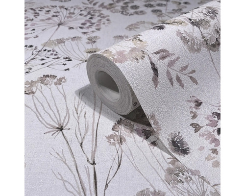 Rouleau de papier peint à motif floral