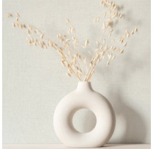 Vase décoratif avec tiges de plantes