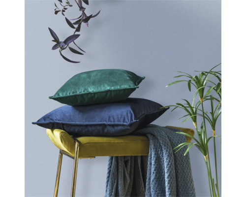 Scène décorative avec coussins et banc