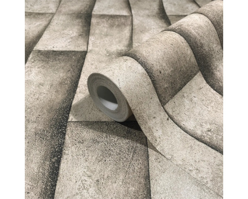 Rouleau de papier peint vinyle aspect pierre