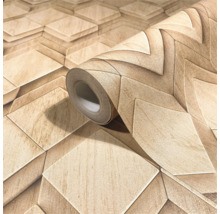 Rouleau de papier peint à motif géométrique