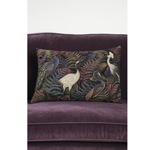 Dekokissen mit Vogelmuster auf Sofa