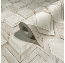 Rouleau de papier peint avec motif géométrique