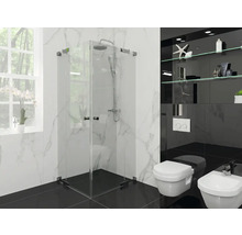 Modernes Badezimmer mit Duschkabine, Toilette und Bidet