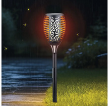 Dekorative Gartenfackel mit Flammeneffekt für den Aussenbereich.