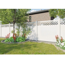 Jardin avec clôture et plantes