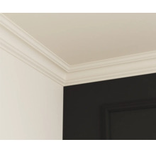 Plafond avec moulures décoratives