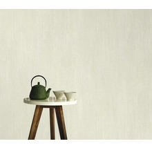 Papier peint intissé clair avec une texture fine sur une table avec une théière et des bols