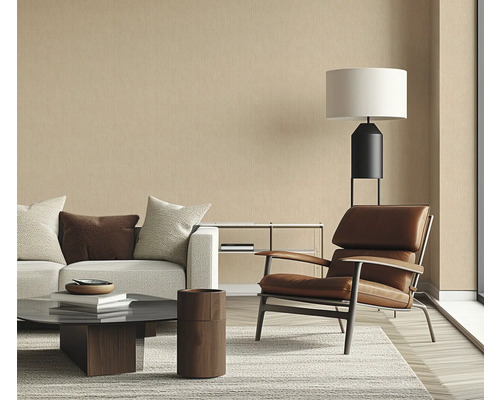 Salon avec canapé, fauteuil et lampadaire