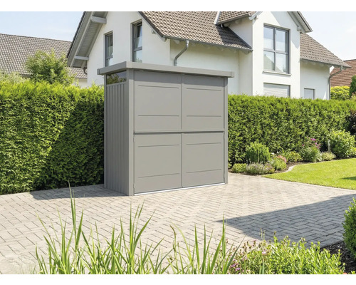 Gartenschrank aus Metall zur Aufbewahrung im Aussenbereich