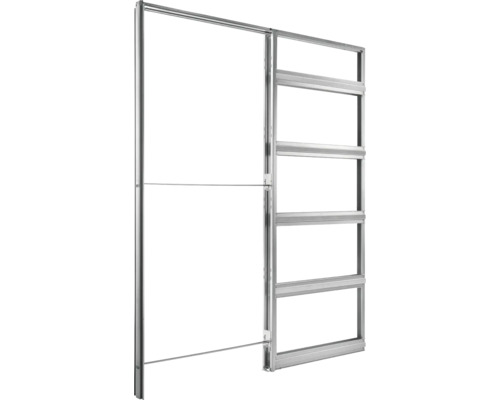 Cadre de porte coulissante en aluminium pour auto-assemblage