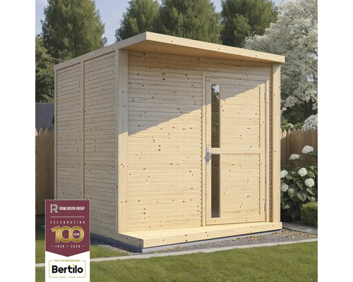 Abri de jardin en bois avec porte et fenêtre