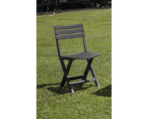 Fauteuil de jardin en plastique, chaise pliante pour l'extérieur