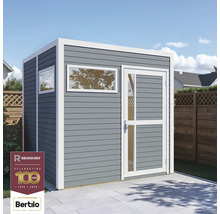 Abri de jardin moderne avec fenêtres et porte