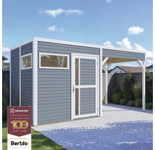 Abri de jardin avec auvent en bois