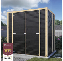 Abri de jardin avec portes en bois