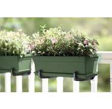 Jardinière avec support et plantation