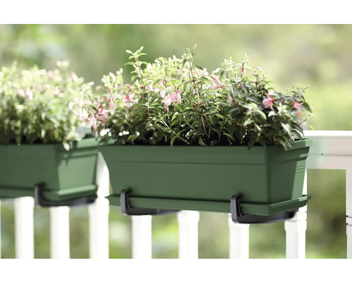 Jardinière avec support et plantation