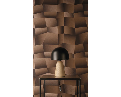 Décoration murale décorative avec panneaux muraux 3D et lampe de table