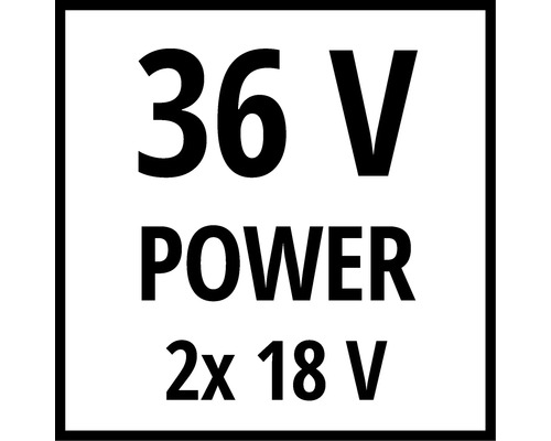 Marquage 36 volts Power 2x 18 volts