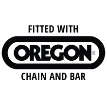 Équipé d'une chaîne et d'un guide-chaîne Oregon