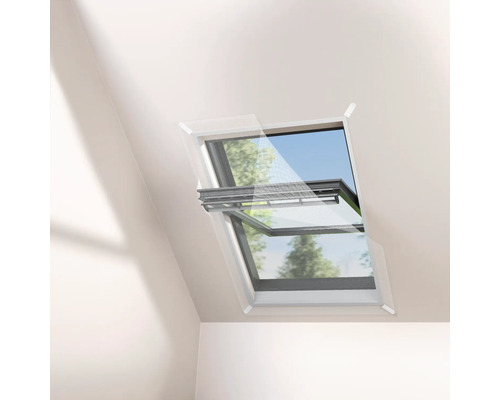 Fenêtre de toit avec moustiquaire