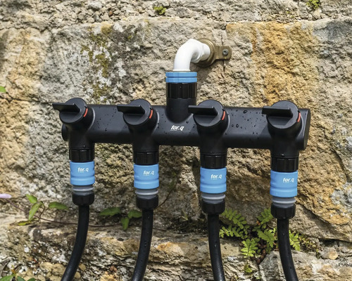 Distributeur D'Eau à 3 Voies Pour Fontaine Et Pompe - Tuyau De Distribution Réglable 1/2" Et 3/4"