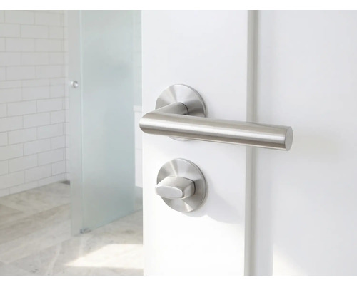 Türbeschlag aus Edelstahl an einer Innentür