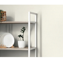 Papier peint intissé Attractive 3 uni aspect textile blanc