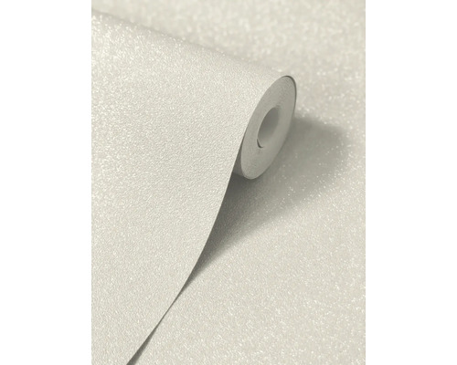 Rouleau de papier peint structuré avec effet pailleté.