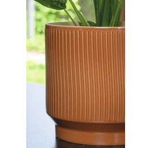 Blumentopf Passion for Pottery Steinzeug Ø 17 cm 17 x 17 x 15,2 cm orange