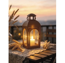 Laterne Lafiora Metall 14 x 14 x 30 cm rost