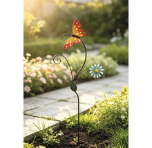 Gartenstecker Schmetterling Lafiora Metall H 115 cm